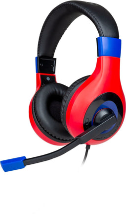 Bigben Interactive Wired Stereo Gaming Headset V1 - Stereo - 40mm speakers - Blauw/Rood
