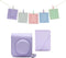 Fujifilm Instax Mini 12 - Accessoireset - Cameratas Fotokaarten met clips Fotoalbum - Paars