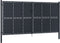 vidaXL - Poort - 400x200 - cm - staal - antraciet