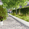 vidaXL - Gazonranden - 25 x 103 cm - koudgewalst staal - wit (20 st)