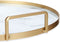 Dienblad Marmer Wit Gouden Metaal Glas 30 x 4,5 x 30 cm (6 Stuks)