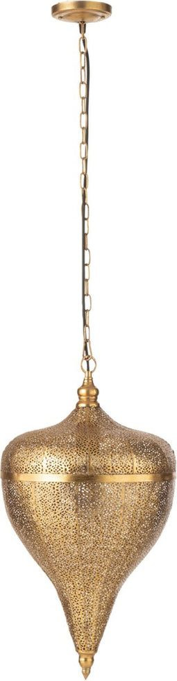 J-Line hanglamp Druppel - metaal - goud - large