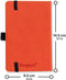 Dingbats A6 Pocket Wildlife Orange Tiger Notebook - Graphed