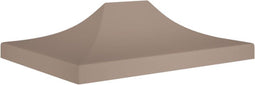 vidaXL - Partytentdak 270 g/m² - 410 x 280 cm - taupe
