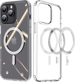 Dux Ducis - Geschikt voor iPhone 15 Pro Max - magnetisch case hoesje Bayer TPU - Transparant