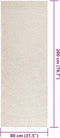 vidaXL - Vloerkleed - ZIZUR - room - binnen - en - buiten - 80x200 - cm - jute - look