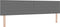 vidaXL - Hoofdbord - Simpel - Design - Lichtgrijs - 200 - cm - Corduroy