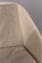 Dutchbone Wakefield - Eetkamerstoelen - Comfortabele kuip met afneembare kussens - Beige (set van 2)