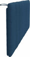 vidaXL - Hoofdbordkussen - 140 - cm - stof - blauw