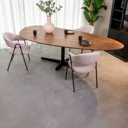 LABEL51 Rosie Eetkamertafel - Bruin - Hout - 260x110 cm