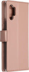 Accezz Hoesje Geschikt voor Samsung Galaxy Note 10 Plus Hoesje Met Pasjeshouder - Accezz Wallet Softcase Bookcase - Roze
