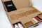 MiMi Innovations® Luxe Houten Landkaart - Muurdecoratie – France - 85x70 cm/33.5x27.6 inch - Bruin