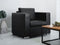 Fauteuil HELSINKI Leer Zwart