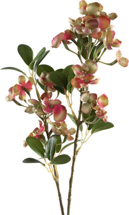 PTMD Garden Bloem Hydrangea Kunstbloem - 30,5 x 10,5 x 71,5 cm - Roze