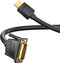 Vention HDMI naar DVI Kabel - Bi-directioneel - Full-HD 1080P - Zwart (2 m)