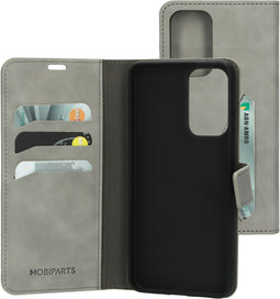 Mobiparts Galaxy A33 (2022) 5G - Classic Wallet Case - Ruimte voor pasjes - Granite Grey
