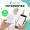 AyeKids Fotoprinter Printer - Bluetooth - Draadloos - Incl. 1 Rol Fotopapier - Mini Printer - Pocket Printer - Blauw