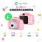 AyeKids Kindercamera 2 in 1 - Voor & Achter Camera - Incl. 32GB SD - 6 x 8 x 5 cm - Fototoestel voor Kinderen - Roze