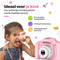 AyeKids Kindercamera 2 in 1 - Voor & Achter Camera - Incl. 32GB SD - 6 x 8 x 5 cm - Fototoestel voor Kinderen - Roze