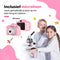 AyeKids Kindercamera 2 in 1 - Voor & Achter Camera - Incl. 32GB SD - 6 x 8 x 5 cm - Fototoestel voor Kinderen - Roze