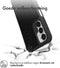 iMoshion Hoesje Geschikt voor Samsung Galaxy A15 (4G) / A15 (5G) Hoesje Shockproof - iMoshion Rugged Hybrid Carbon Case - zwart