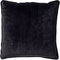 Dutch Decor FINN - Kussenhoes 45x45 cm - velvet - met rits - zwart