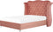 AYETTE - Tweepersoonsbed - Roze - 140 x 200 cm - Fluweel