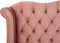 AYETTE - Tweepersoonsbed - Roze - 160 x 200 cm - Fluweel