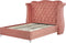 AYETTE - Tweepersoonsbed - Roze - 180 x 200 cm - Fluweel