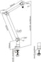 Professionele microfoon arm standaard verstelbaar voor vloggen podcasting broadcasting gaming