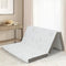 Coast Opvouwbaar matras - 10 cm koel gel-traagschuim met bamboehoes - Wit+Grijs