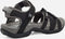 Teva W TIRRA LEATHER - Wandelsandalen - Leren bovenwerk - Zwart