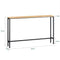 SoBuy FSB19-L-E - Bijzettafel - Zwart Houtcomposiet 120x20x80 cm