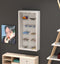 Vitrinekast - Wandvitrine - 4 glasplanken - 30 x 60 x 13 cm