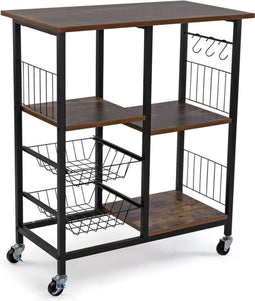 Keukentrolley Versa Bruin Hout MDF 40 x 86 x 72,5 cm