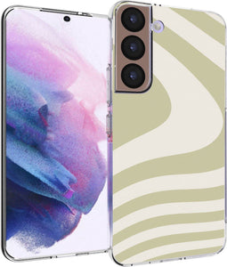 iMoshion Hoesje Geschikt voor Samsung Galaxy S22 Hoesje Siliconen - iMoshion Design hoesje - Groen / Retro Green