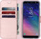 Accezz Hoesje Geschikt voor Samsung Galaxy A6 (2018) Hoesje Met Pasjeshouder - Accezz Wallet Softcase Bookcase - Roze
