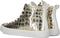 Guess Elga - Hoge sneakers - Metallic leer met krokodillenprint - Goud