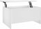 vidaXL - Salontafel - 80x55,5x41,5 - cm - bewerkt - hout - wit