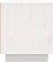 vidaXL - Tv-meubel - 140x35x40 - cm - massief - grenenhout - wit
