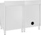 vidaXL - Wastafelkast - commercieel - 120x60x96 - cm - roestvrij - staal