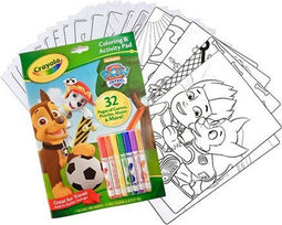Crayola Paw Patrol Coloring Activity Album - 32 kleurpagina's en activiteiten - 7 wasbare stiften diverse kleuren