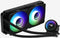 Aerocool Mirage L240 - Waterkoeler 240mm RGB - Infinity mirror ontwerp - Zwart