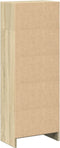 vidaXL - Boekenkast - 40x24x109 - cm - bewerkt - hout - sonoma - eikenkleurig