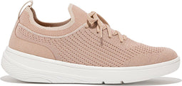 FitFlop Super-Q JH9 - Slip-On Sneakers - 360° Comfort - Beige Buff/Rose Goud
