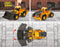 Majorette Grand Series - Volvo Wiellader - Constructie - Metaal - Licht en Geluid - 21 cm - Speelgoedvoertuig