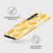 Burga Samsung Galaxy S25 - Tough Case - 2-laagse bescherming - Lemon Tart