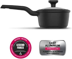 Taurus Kookpot Met Deksel Taurus Kck3018 Ø 18 Cm Zwart Aluminium
