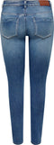 ONLY ONLMILA HW SK ANK DNM BJ13502-1 NOOS - Dames Jeans - Maat W28 X L30 - Denim