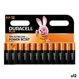 DURACELL PLUS POWER - Alkalinebatterijen LR06 1,5 V - 12 stuks (12 Onderdelen)